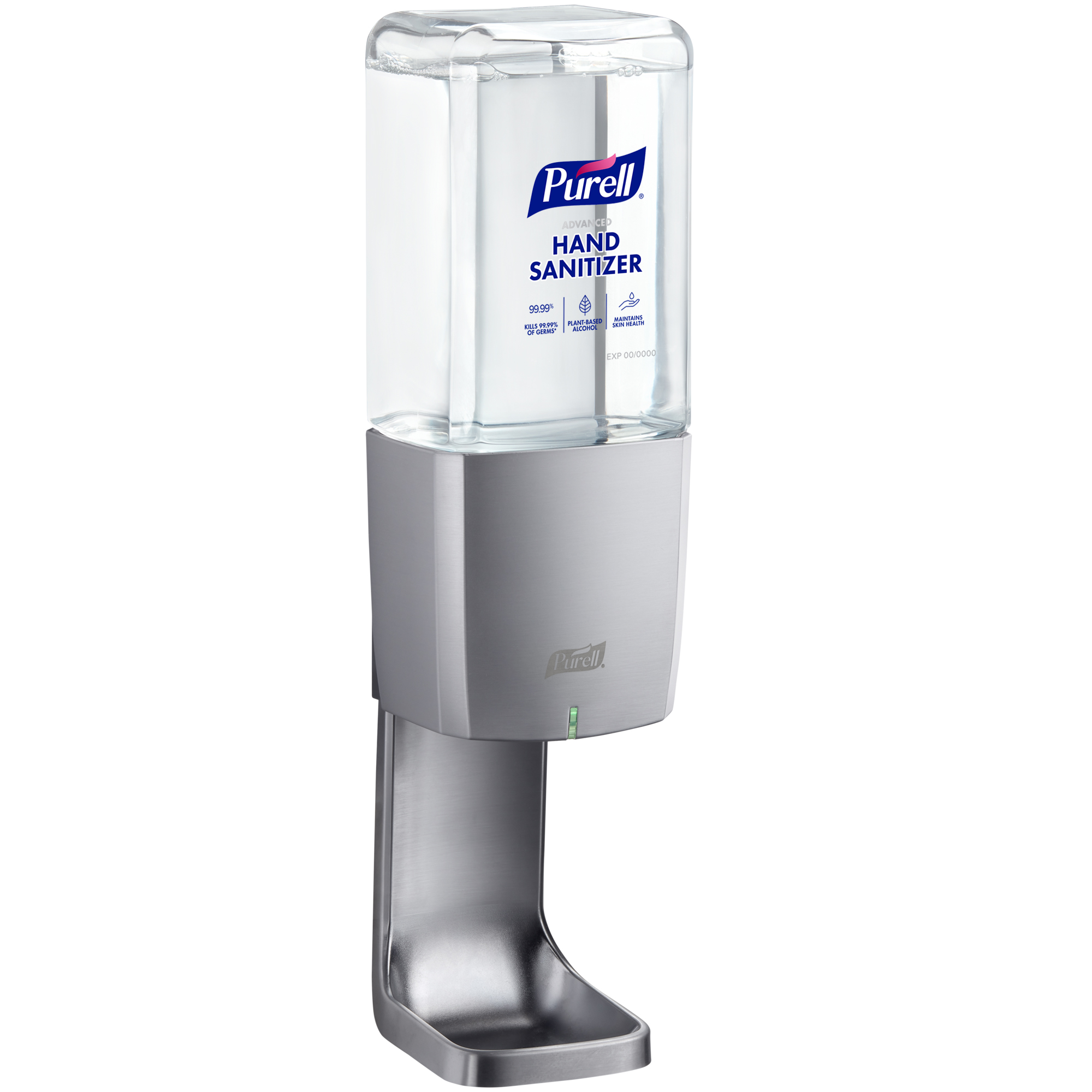 Auto Hand Sanitizer Dispenser Chrome Plated, Plastic, Purell