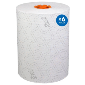 Scott Pro Slimroll Towels White , 8.0" x 580' , Orange Core