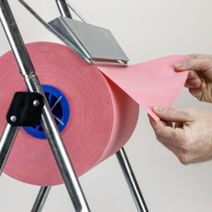 TaskBrand Jumbo Roll Towel Floor Dispenser , Silver