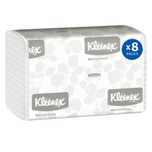 Kleenex Multifold Paper Towels White , 9.2" x 9.4" , 1-Ply