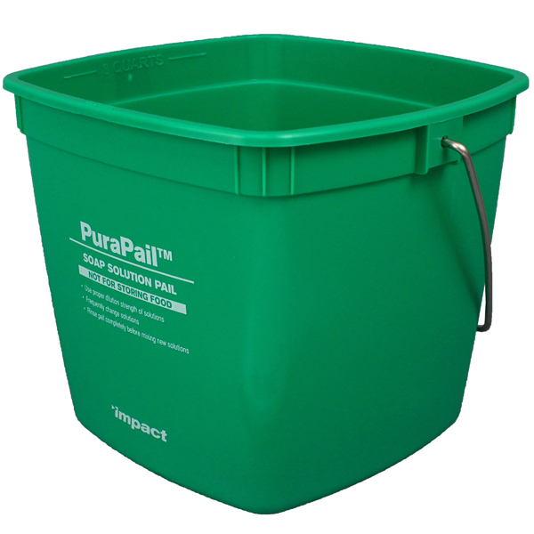 PuraPail Utility Cleaning Pail 3 qt , Green