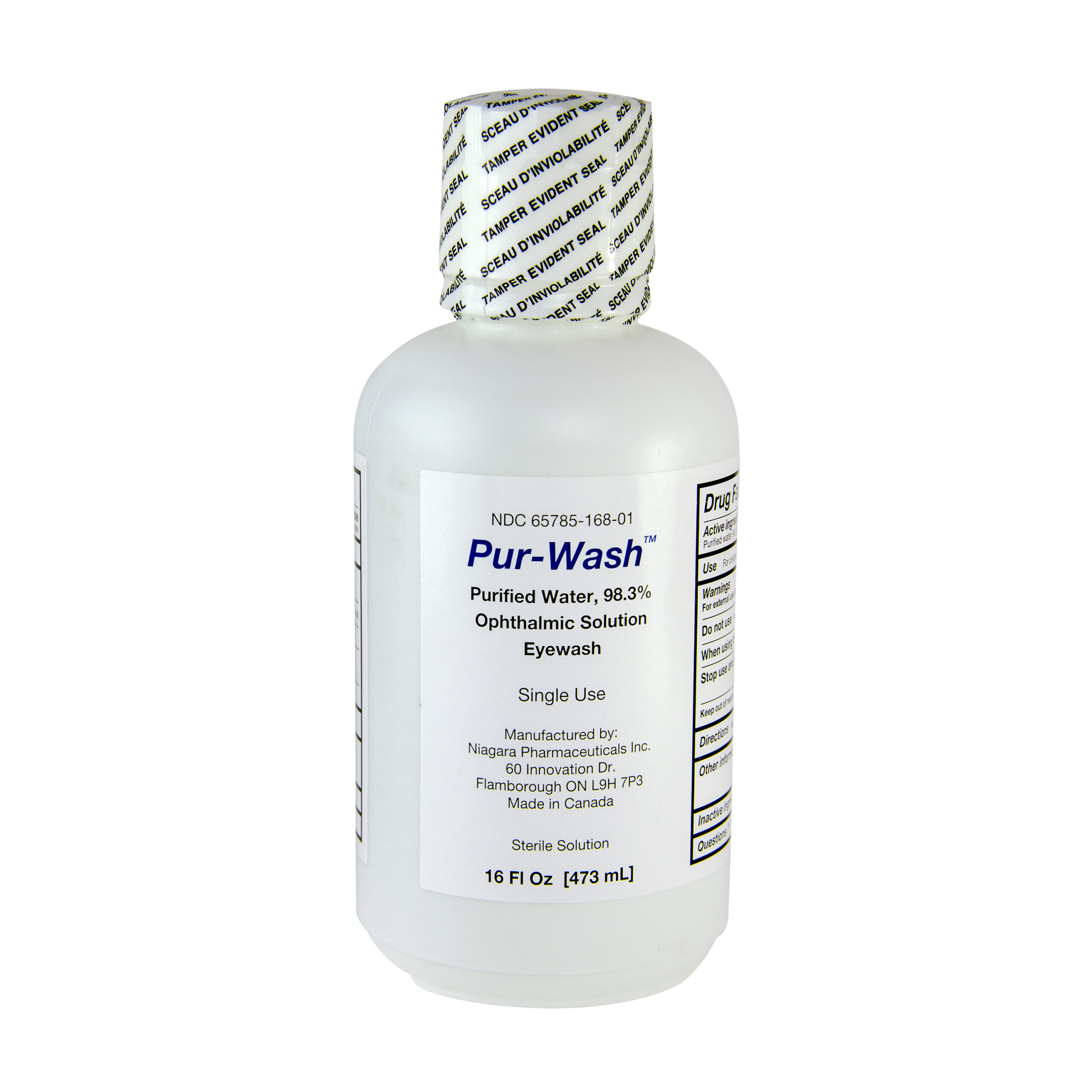 Sterile Eyewash Solution Refill 16 oz, Clear