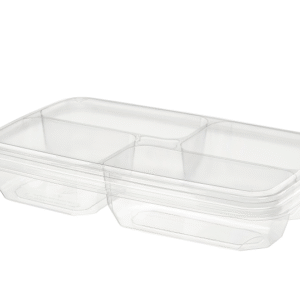 4-Comp Essential Platter 11" x 17", Clear