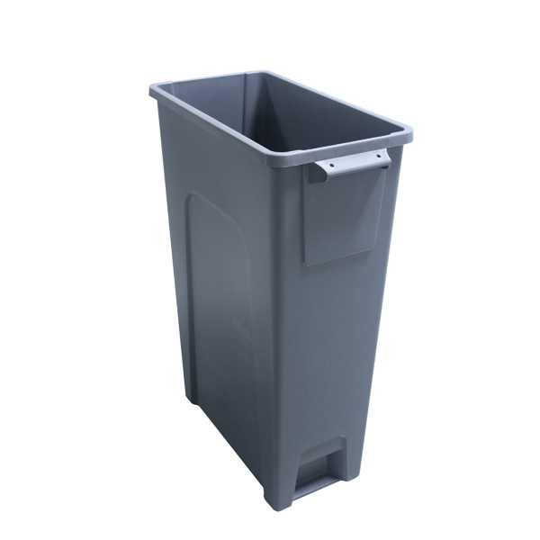 Thin Bin Container  23 Gallon Gray