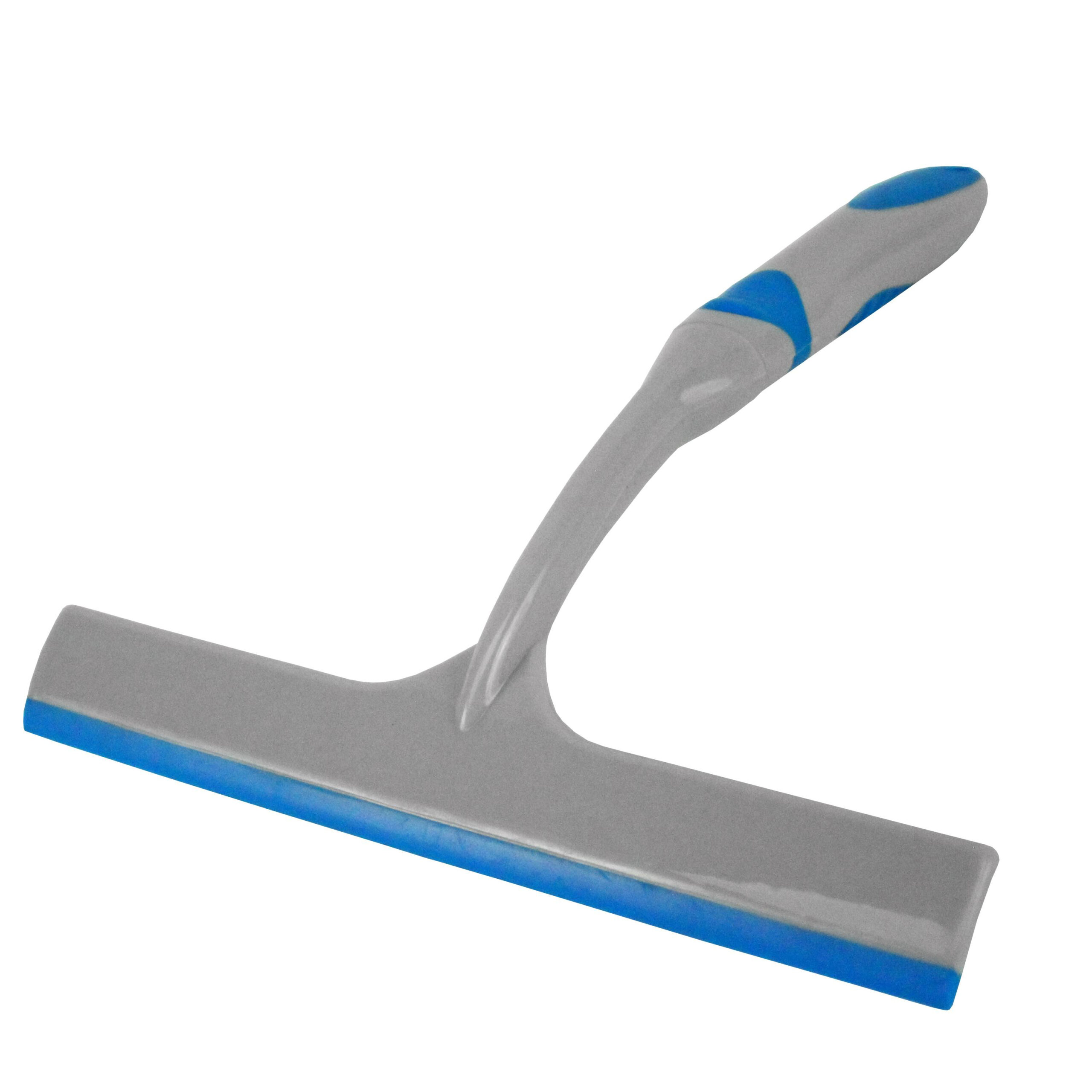 Plastic Hand Held Window Squeegee Blue / Gray