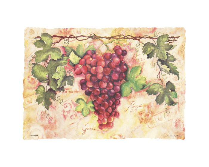 Burnt Edge Paper Placemats 10" x 14" Tuscany Print