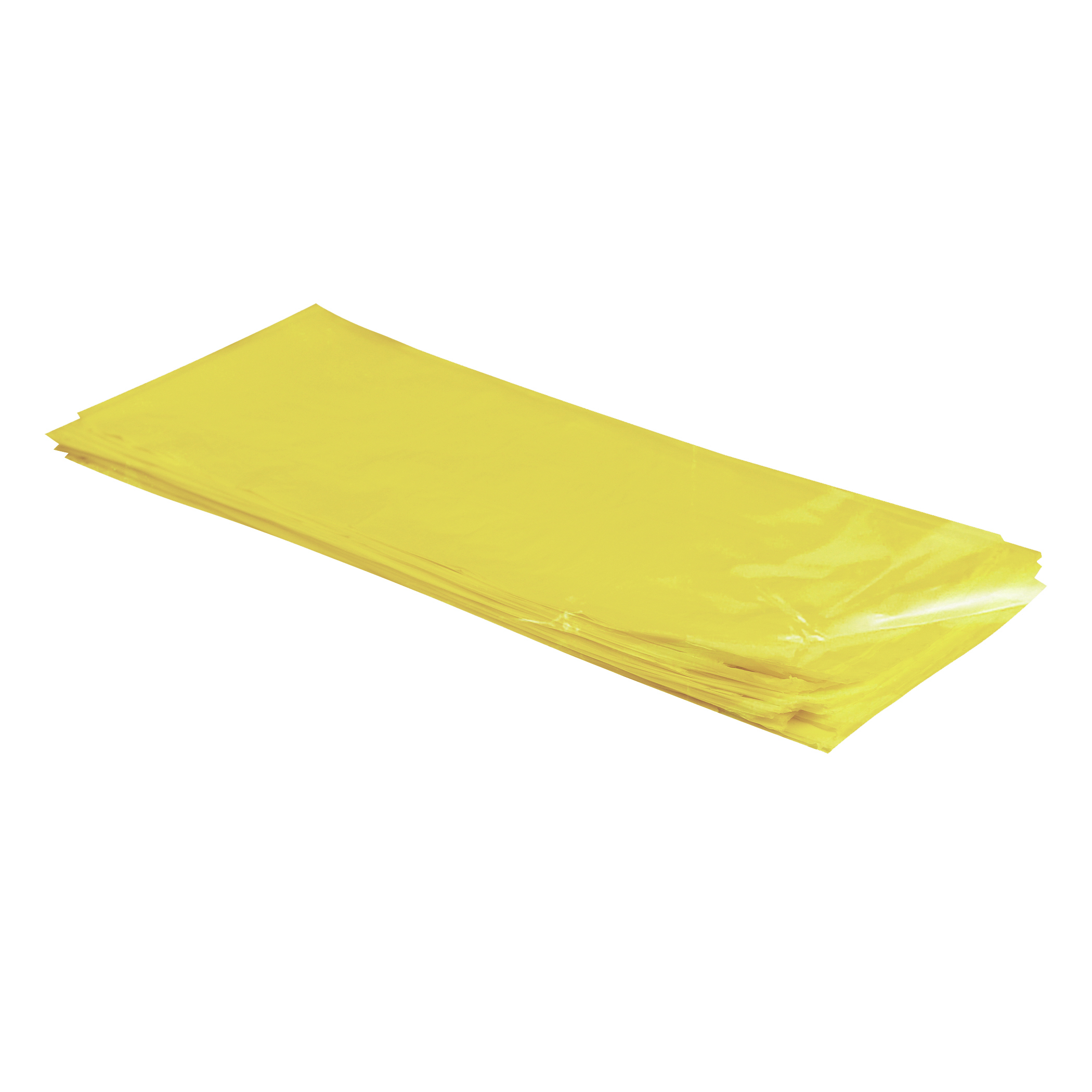 40X46 LLDPE Yellow 1.75 Mil Can Liners 40 - 45 Gallon Ind. Fold