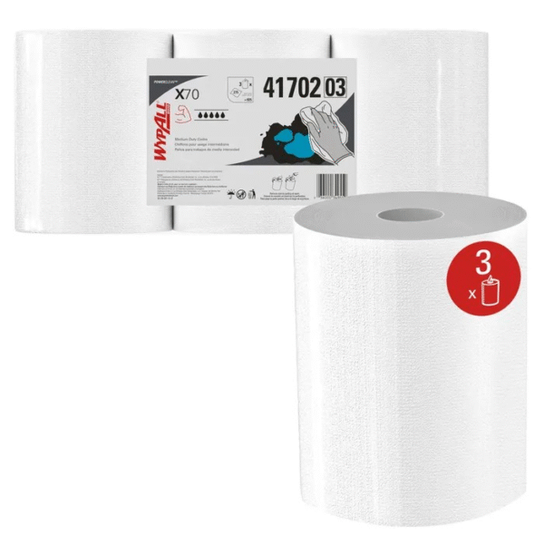 Med Duty Cloths, Center-Pull 825 Sheets, White 9.8" x 13.4"