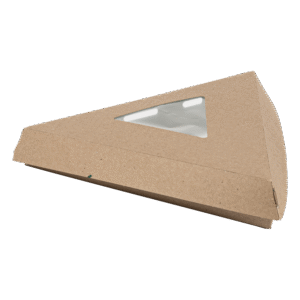 Single Slice Pizza Carton Kraft, 9.5" x 9" 1.625"