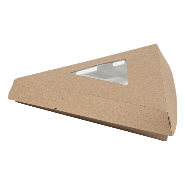 Single Slice Pizza Carton Kraft, 9.5" x 9" 1.625"