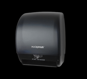 Maximus System Towel Dispenser Black, Plastic