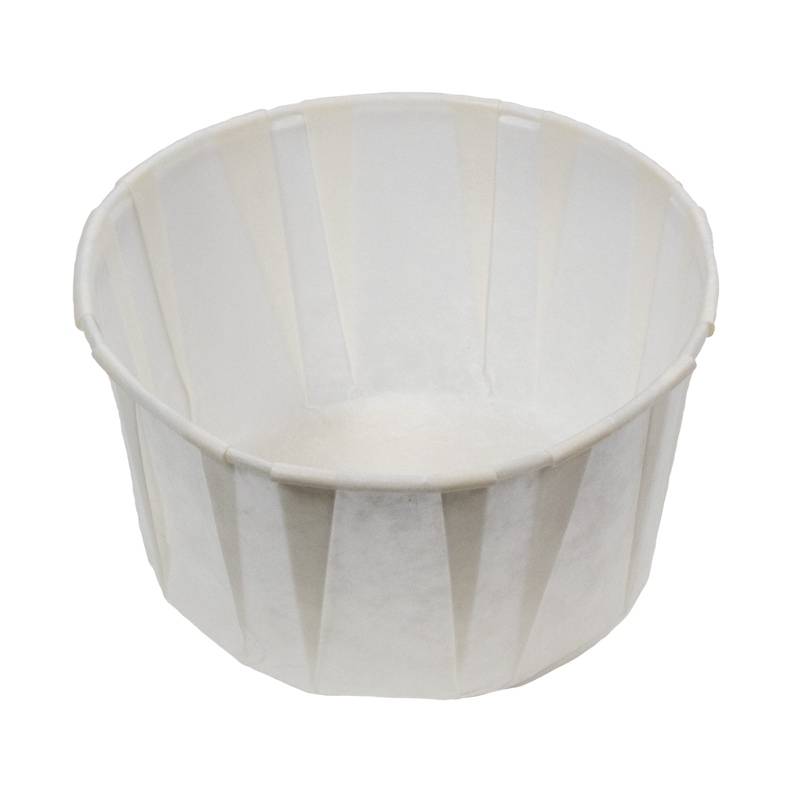 5.5oz Paper Pleated Portion Cup 3-1/8x1-3/4x2-3/8
