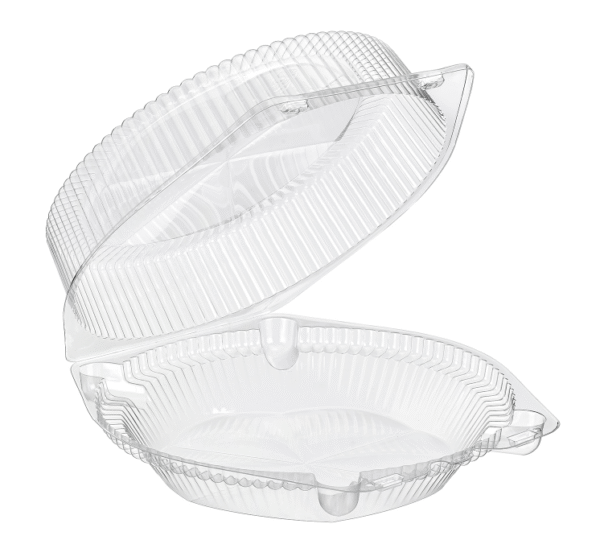 Clear Hinged 9" Deep Pie Container 9.88" x 10.25" x 3.81"