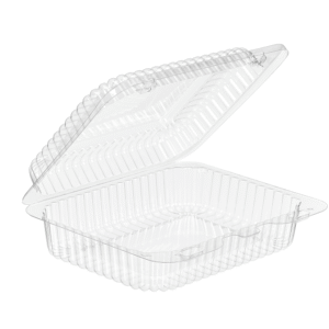 32oz Hinged Container 6.94" x 5.88" x 2.06"