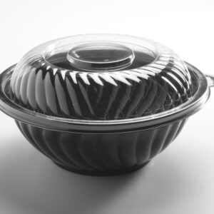 PrepServe Bowl PET Round Lid Clear 10"