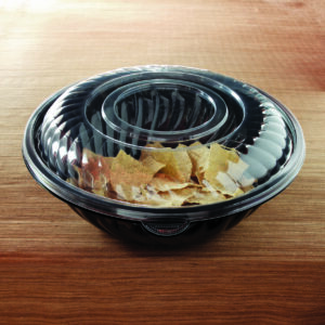 PrepServe Bowl PET Round Lid Clear 16"