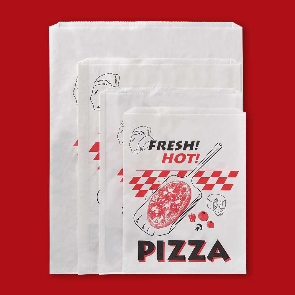 Fresh Hot Pizza Bag 14" x 1" x 17"   Printed