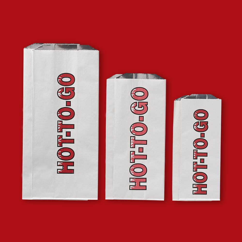 Foil Lined Bag 4" x 3" x 10"  Pint   Plain