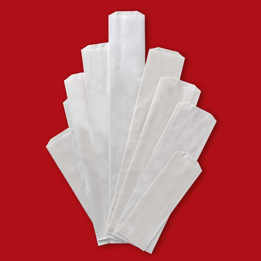 Bread Bag Bleach Kraft 6" x 3 1/2" x 18"   Plain