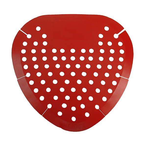Vinyl Deodorant Urinal Screen Red Cherry Scent