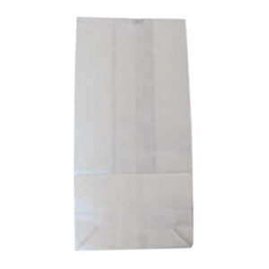4# Plain White Wet Wax Bakery Bag 5x3-1/3x9-15/16