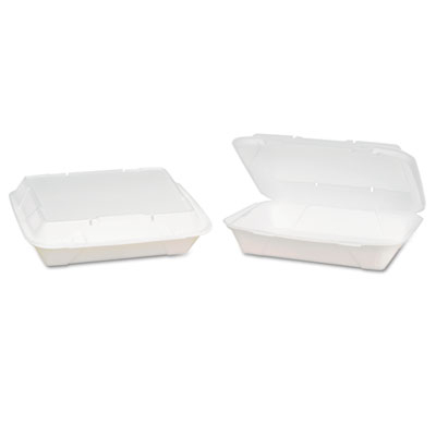 Jumbo Hinged Sandwich Container 6"3/8 x 6"7/16 x 2"15/16 Black Foam