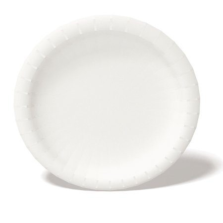 9" Heavy Weight Paper Plate Carte Blanc / White