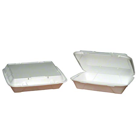 Super Jumbo Hinged Foam Contr 12-15/16"x9-7/8"x3-3/8" - Vented -