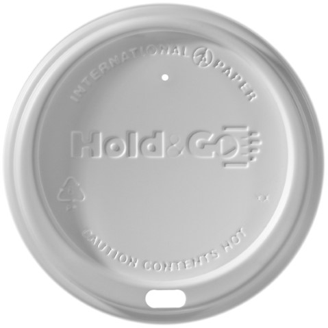 Hold&Go White Dome Sipper Lid For 12 16 & 20 oz Hot Cups