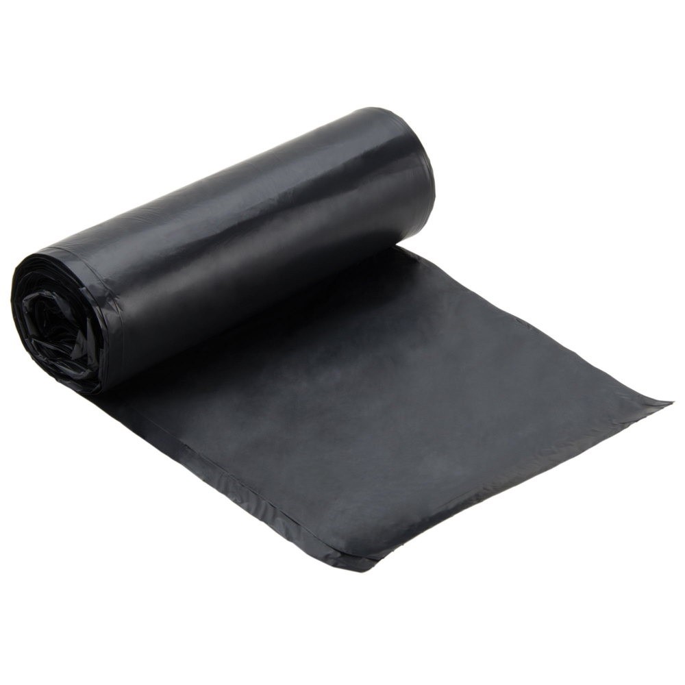 40X46 Repro Black 1.50 Mil Flat Pack Can Liners 40-45 Gallon