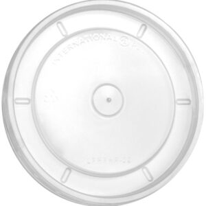 Clear PP Flat Hot Lid For 16/24/32 oz Food Containers