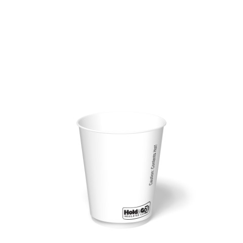 12oz Hold&Go Insulated Hot Cup Carte Blanc / White