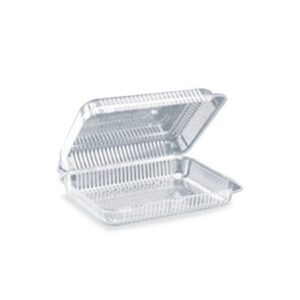 Clear Hinged Container 10.5" x 8.31" x 2.63"