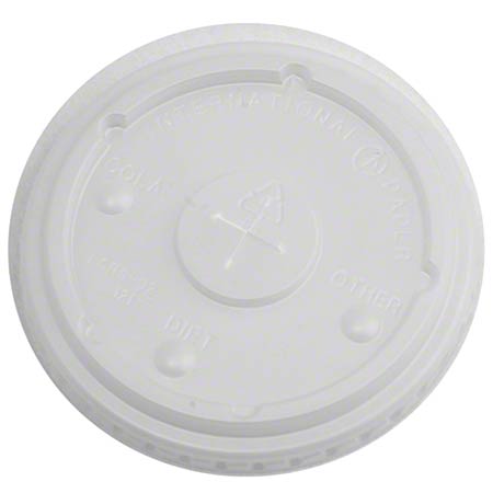 Flat Straw Translucent Bubble Lid For 9 oz Cold Cup