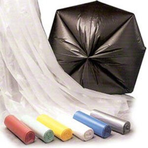 33x38 .80 mil Black 32 gal Draw Tape Liner