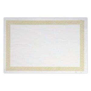 Greek Key Gold Placemat 9.5" X 13.5"