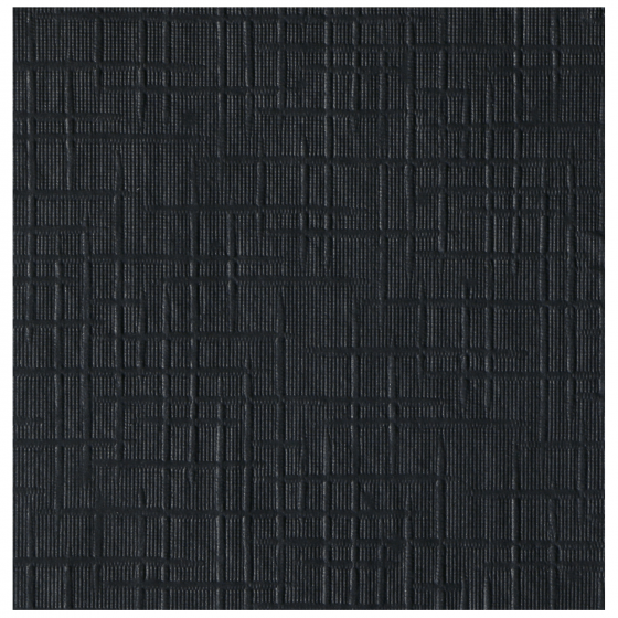 10" X 10" Black Beverage Napkin 1-Ply 1/4 Fold Coin Emboss