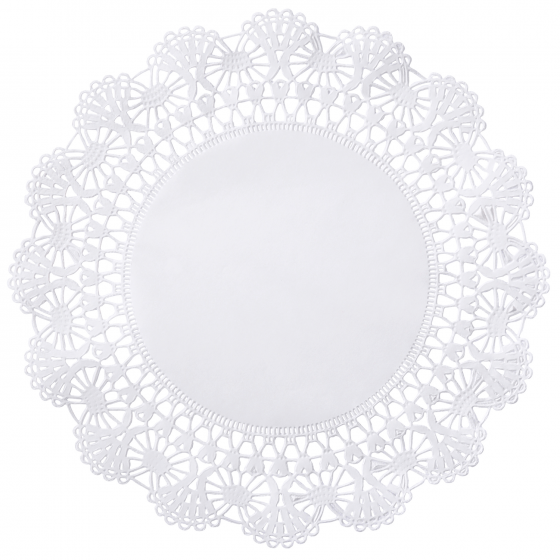 Cambridge Lace Round Doilies White 5"