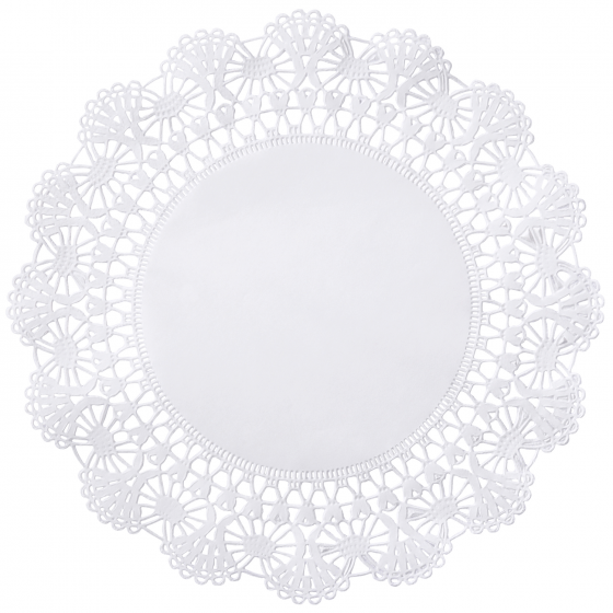 Cambridge Lace Round Doilies White 6"