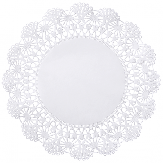 Cambridge Lace Round Doilies White 10"