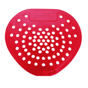 Health Guards Vinyl Urinal Screens Red Cherry