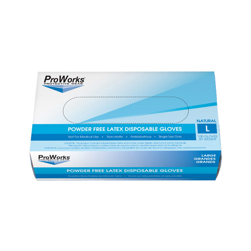 Latex General Purpose Gloves Large - Powder Free