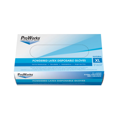 Industrial Powdered Latex Gloves X Large