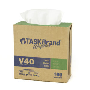 Taskbrand V40 Wipers Dispenser Interfold White 9" x 16.5"