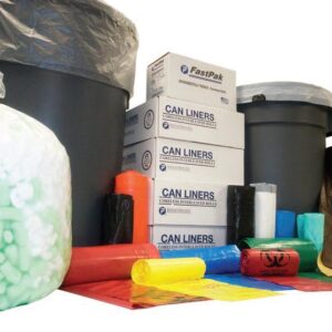 20X22 6mic Clear 7gallon Perforated Econo Can Liner
