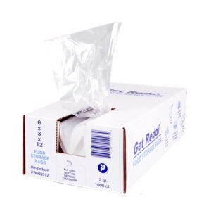.6 Mil  Poly Food Bag 6" x 3" x 15"