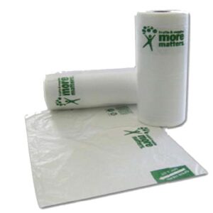 12x20 Hi-D Plain Produce Roll bag Easy Open with warning