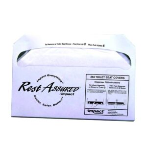 25RA-I Rest Assured Toilet Seat Covers Half-fold