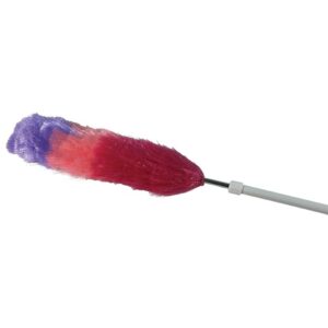 Extendable Polywool Duster 52"-84" White Handle/Multi-Colored