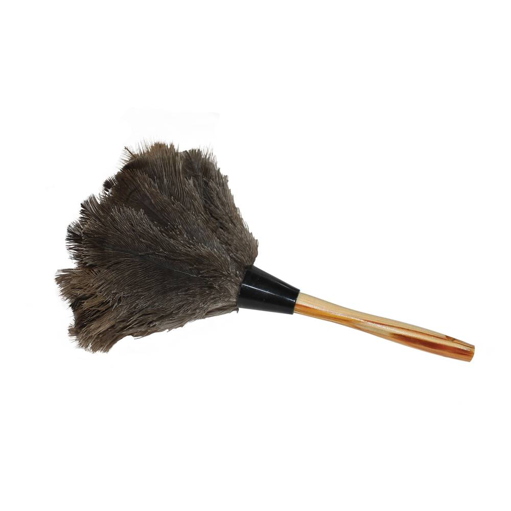 Ostrich Feather Duster W/ Handle 12"